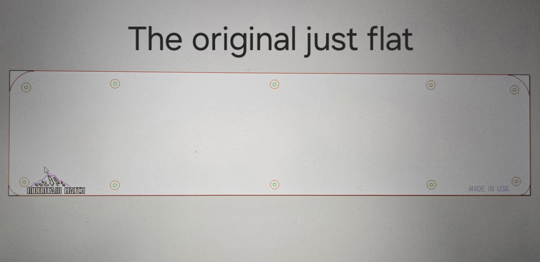 60/62 Series Toyota Landcruiser (1980-1990) tailgate insert board